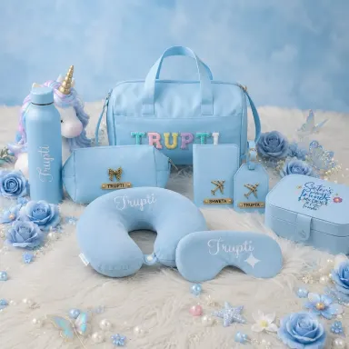 Personalized 8-Piece Travel Combo Set