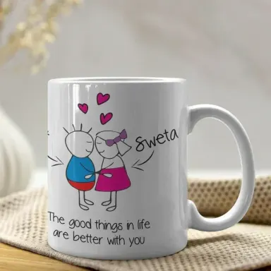 Personalized ‘Good Things Have Got Better’ Ceramic Mug