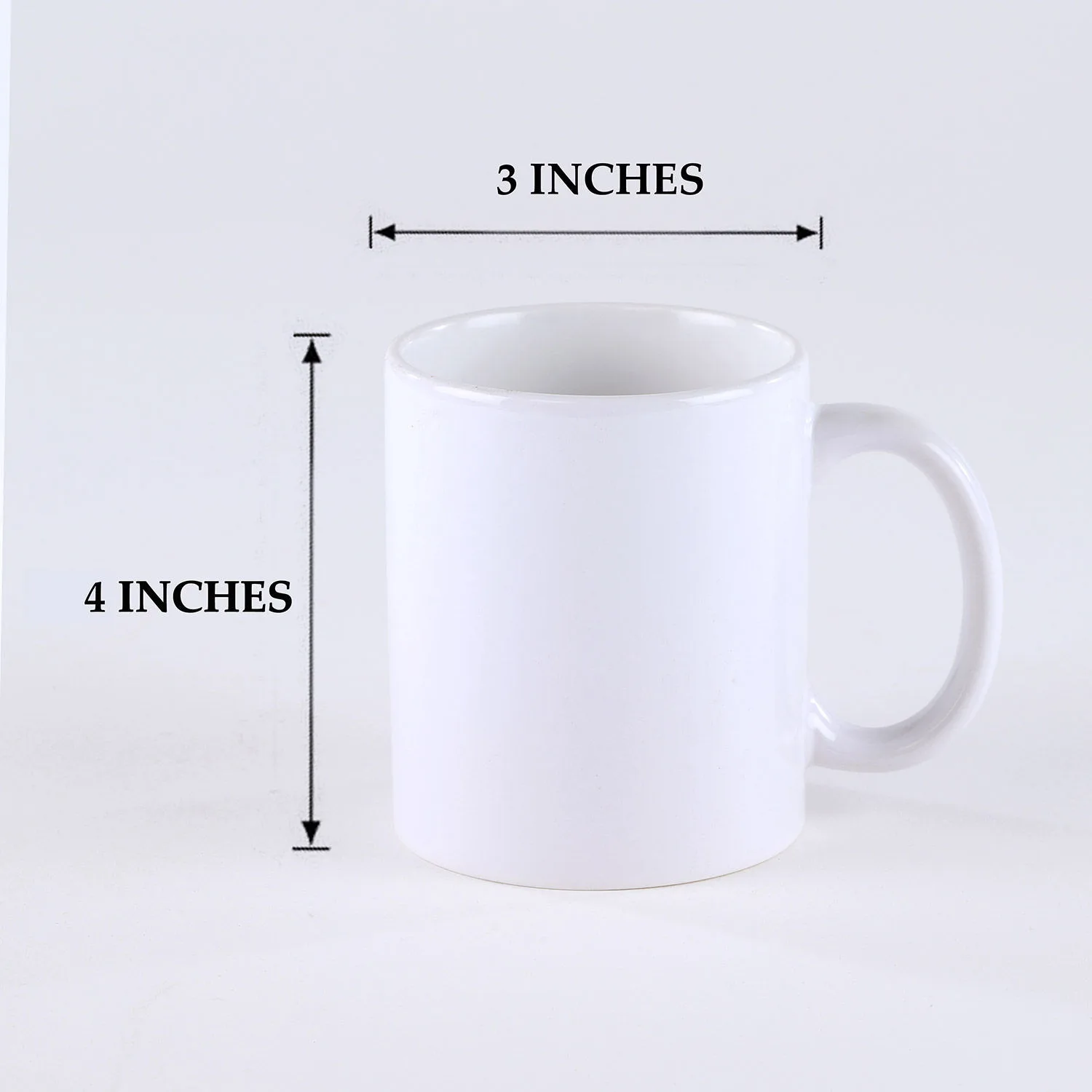Attractive Personalised White Mug - product view 7