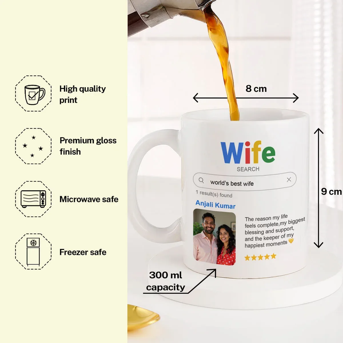 Personalized Google Search Mug for Wife - Image 4