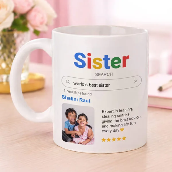 Sister Love Personalized Mug