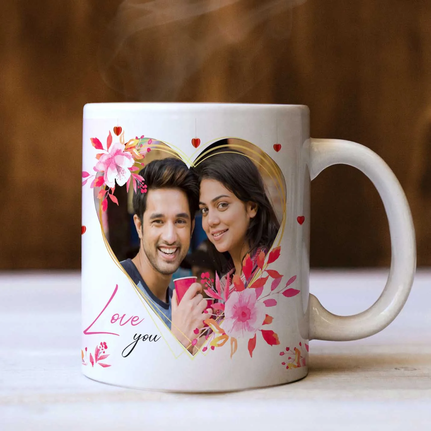 Personalised Anniversary Photo Mug