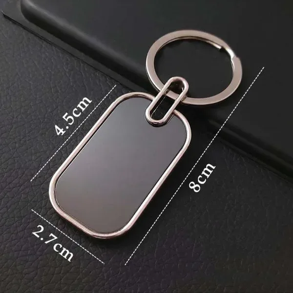 Personalized Metal Name Keychain - Image 2