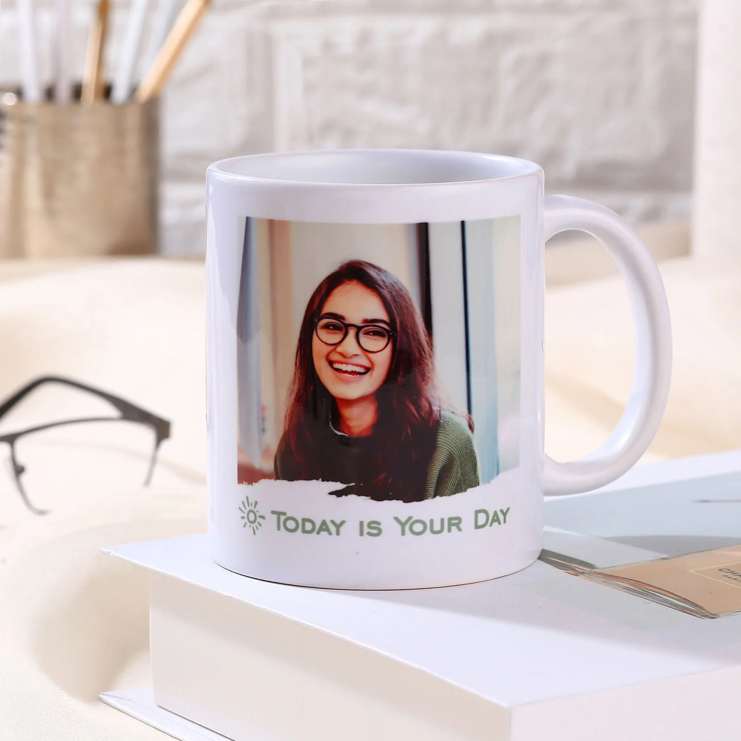 Personalised Photo Printed White Ceramic Coffee Mug (325 ml)