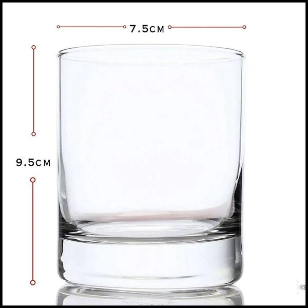 Birthday King & Queen Printed Whiskey Glasses (300 ml) | Premium Transparent Drinkware | Royal Couple Gift Set for Him & Her - Image 2
