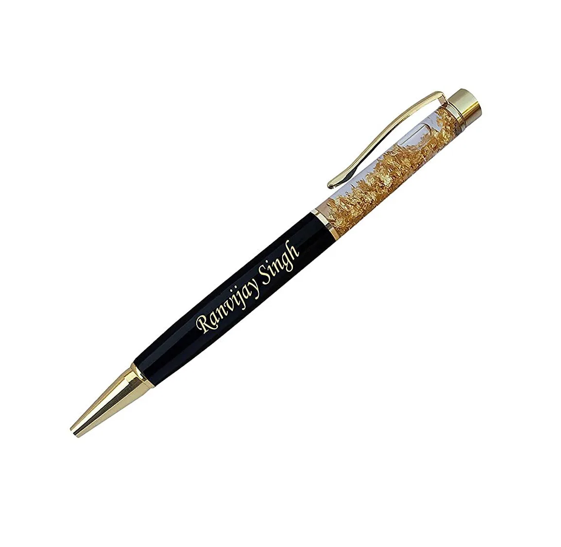 Personalized Black & Gold Pen – Custom Name Gift Pen - Image 4