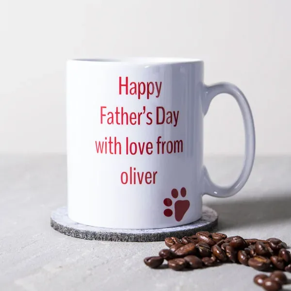 Photo Upload Mug - Dog Dad - product view 2