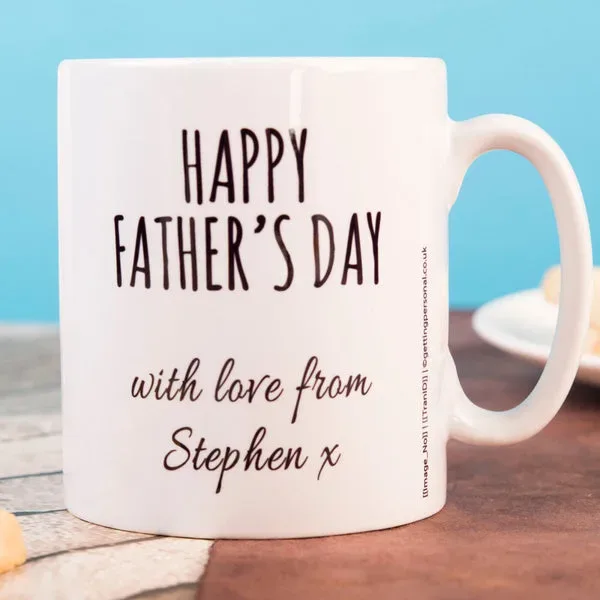Photo Upload Mug - Me and My Dad, Happy Father's Day - product view 2