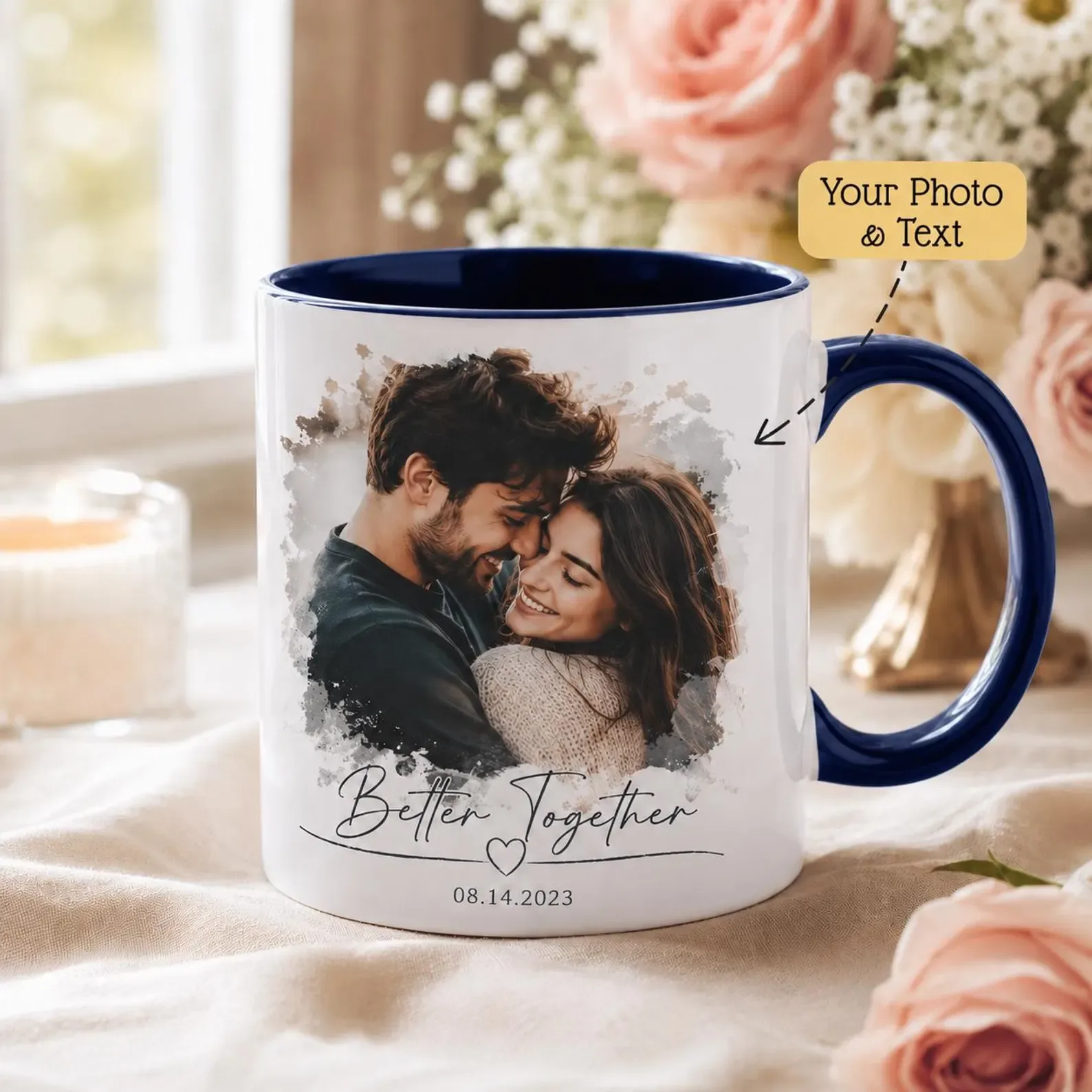 Custom Picture Mug with Photo and Text