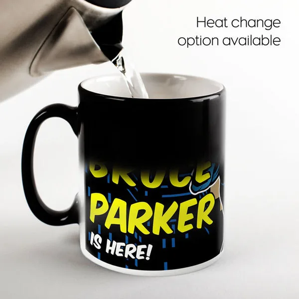 Personalized Superhero Mug | Have No Fear Custom Name Mug - Image 4