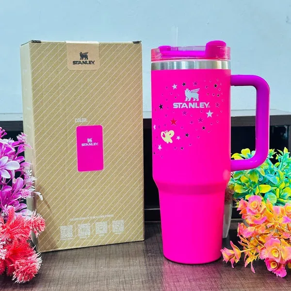 Stanley Star Edition 1200ml Stainless Steel Insulated Tumbler with Handle & Straw – Leak Proof Hot & Cold Travel Mug