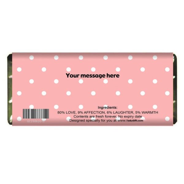 Personalised Chocolate Bar - It's A Girl! - Image 2