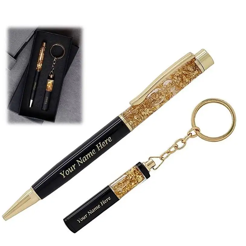 Personalized Pen & Keychain Set
