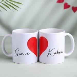 Personalised Couple Mug Set — A Perfect Pair for a Perfect Pair!