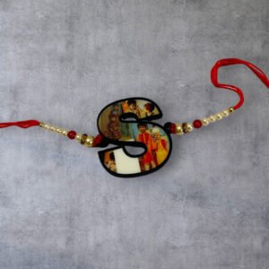Personalized Alphabet Rakhi with Photo
