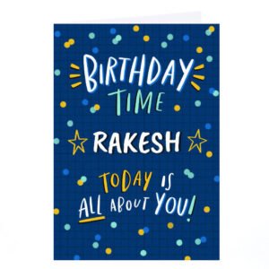 Personalised Birthday Card – All About You!