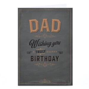 Personalised Birthday Card – A Truly Happy Birthday Dad
