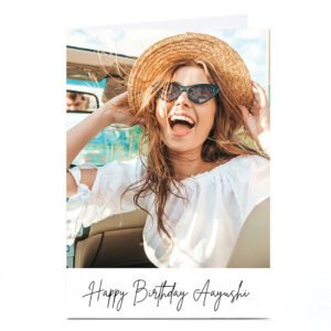 Personalised Greeting Card – With Your Photo & Message