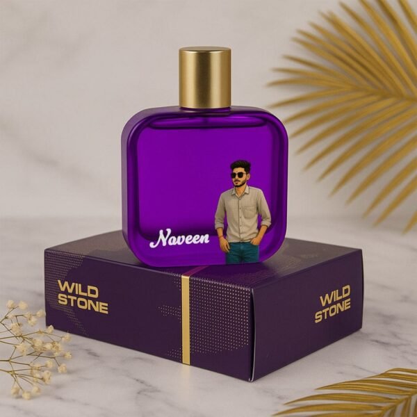 Personalized Wild Stone Perfume – Add Name or Photo - Image 3